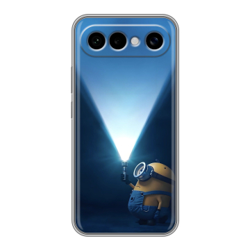 Силиконовый чехол на Vivo X300 FE с принтом Миньоны Силиконовый чехол на Vivo X300 FE с принтом Миньоны