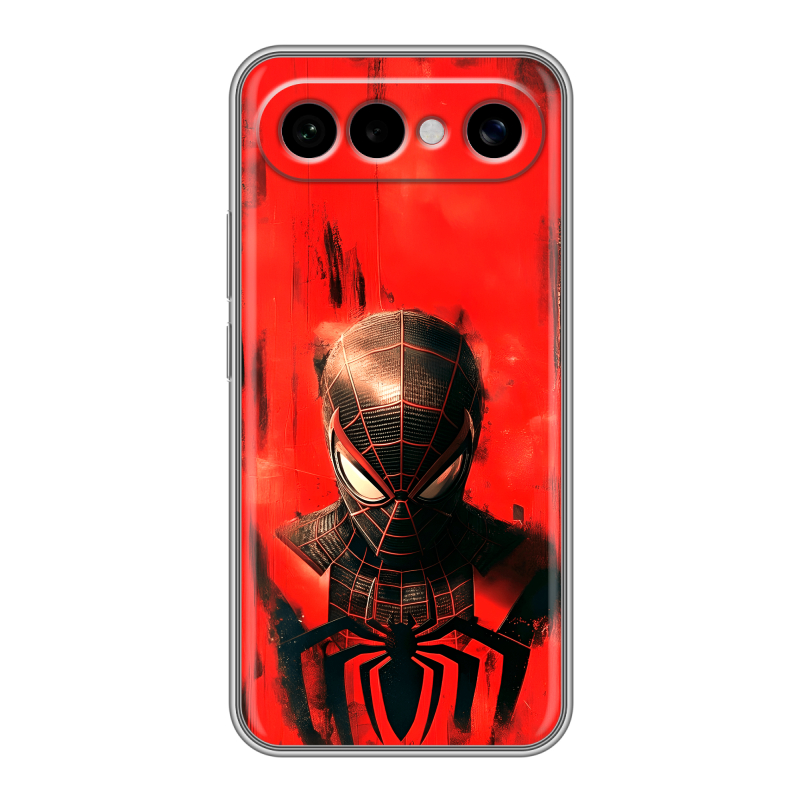 Силиконовый чехол на Vivo X300 FE с принтом человек паук spiderman Силиконовый чехол на Vivo X300 FE с принтом человек паук spiderman