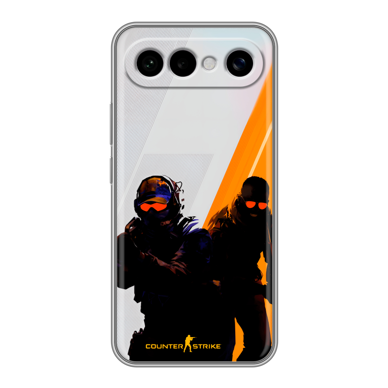 Силиконовый чехол на Vivo X300 FE с принтом Контер страйк Counter strike Силиконовый чехол на Vivo X300 FE с принтом Контер страйк Counter strike