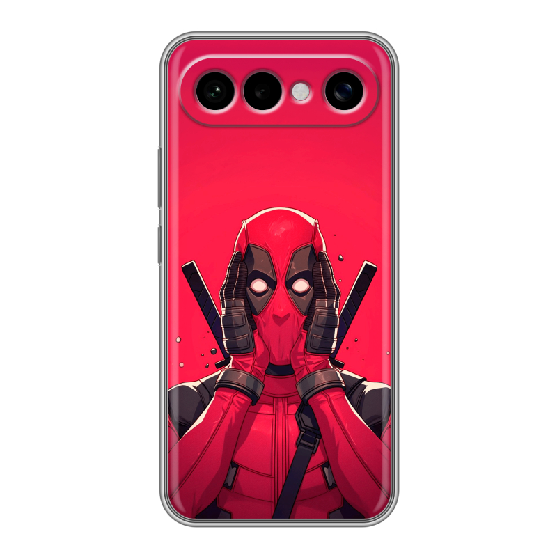 Силиконовый чехол на Vivo X300 FE с принтом Дедпул Deadpool Силиконовый чехол на Vivo X300 FE с принтом Дедпул Deadpool