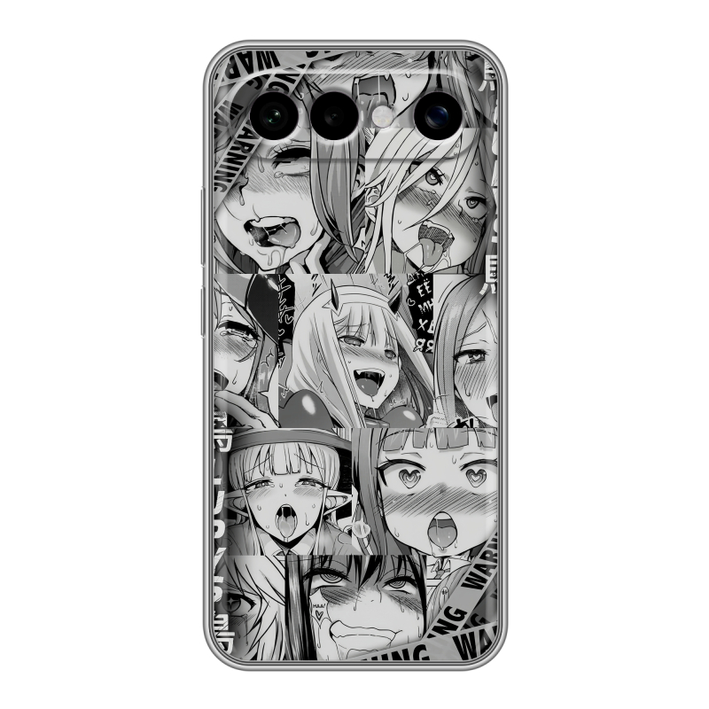 Силиконовый чехол на Vivo X300 FE с принтом Ahegao Ахегао Аниме Силиконовый чехол на Vivo X300 FE с принтом Ahegao Ахегао Аниме