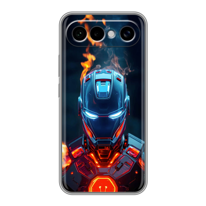 Силиконовый чехол на Vivo X300 FE с принтом IronMan Железный человек Силиконовый чехол на Vivo X300 FE с принтом IronMan Железный человек