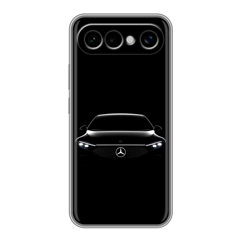 Силиконовый чехол на Vivo X300 FE с принтом Mercedes Мерседес Силиконовый чехол на Vivo X300 FE с принтом Mercedes Мерседес