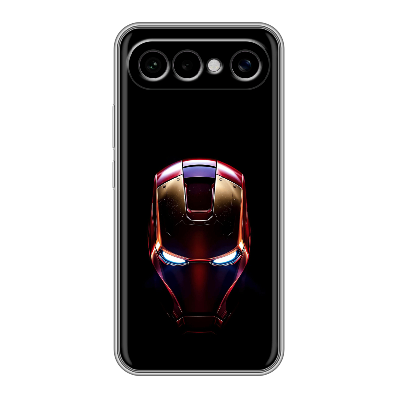 Силиконовый чехол на Vivo X300 FE с принтом IronMan Железный человек Силиконовый чехол на Vivo X300 FE с принтом IronMan Железный человек