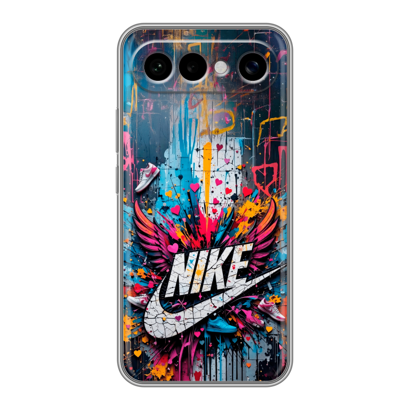 Силиконовый чехол на Vivo X300 FE с принтом Nike Найк Силиконовый чехол на Vivo X300 FE с принтом Nike Найк