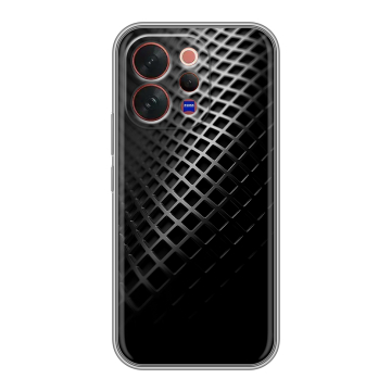 Силиконовый чехол на Vivo V70 с принтом Текстура металла Силиконовый чехол на Vivo V70 с принтом Текстура металла