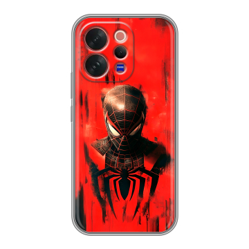 Силиконовый чехол на Vivo V70 с принтом человек паук spiderman Силиконовый чехол на Vivo V70 с принтом человек паук spiderman