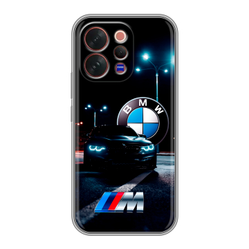 Силиконовый чехол на Vivo V70 с принтом БМВ BMW Силиконовый чехол на Vivo V70 с принтом БМВ BMW