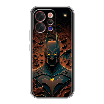 Силиконовый чехол на Vivo V70 с принтом Batman Бэтмен