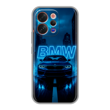 Силиконовый чехол на Vivo V70 с принтом BMW БМВ Силиконовый чехол на Vivo V70 с принтом BMW БМВ