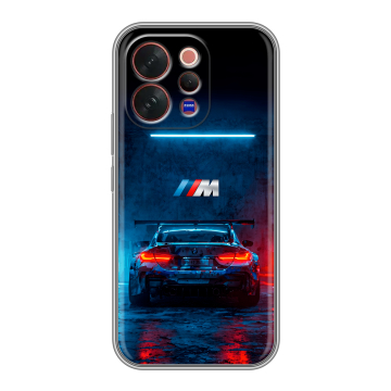 Силиконовый чехол на Vivo V70 с принтом BMW БМВ Силиконовый чехол на Vivo V70 с принтом BMW БМВ