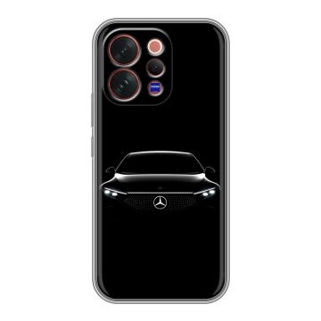 Силиконовый чехол на Vivo V70 с принтом Mercedes Мерседес Силиконовый чехол на Vivo V70 с принтом Mercedes Мерседес