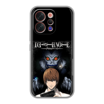 Силиконовый чехол на Vivo V70 с принтом Death note Тетрадь смерти