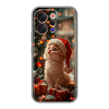 Силиконовый чехол на Vivo V70 с принтом Новый год