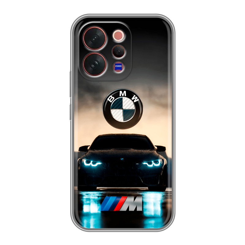 Силиконовый чехол на Vivo V70 с принтом БМВ BMW Силиконовый чехол на Vivo V70 с принтом БМВ BMW