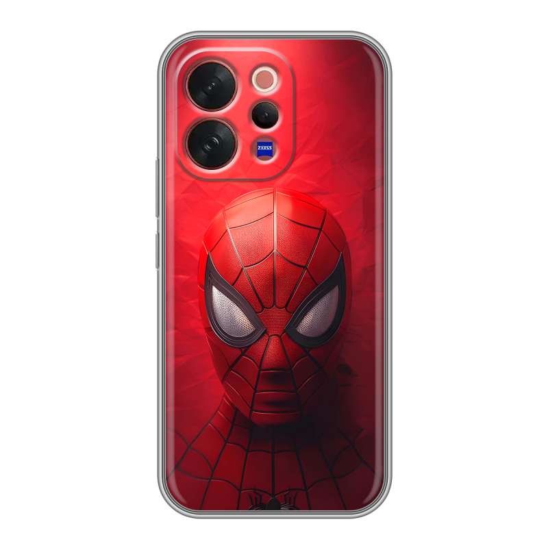 Силиконовый чехол на Vivo V70 с принтом Spiderman Человек паук Силиконовый чехол на Vivo V70 с принтом Spiderman Человек паук