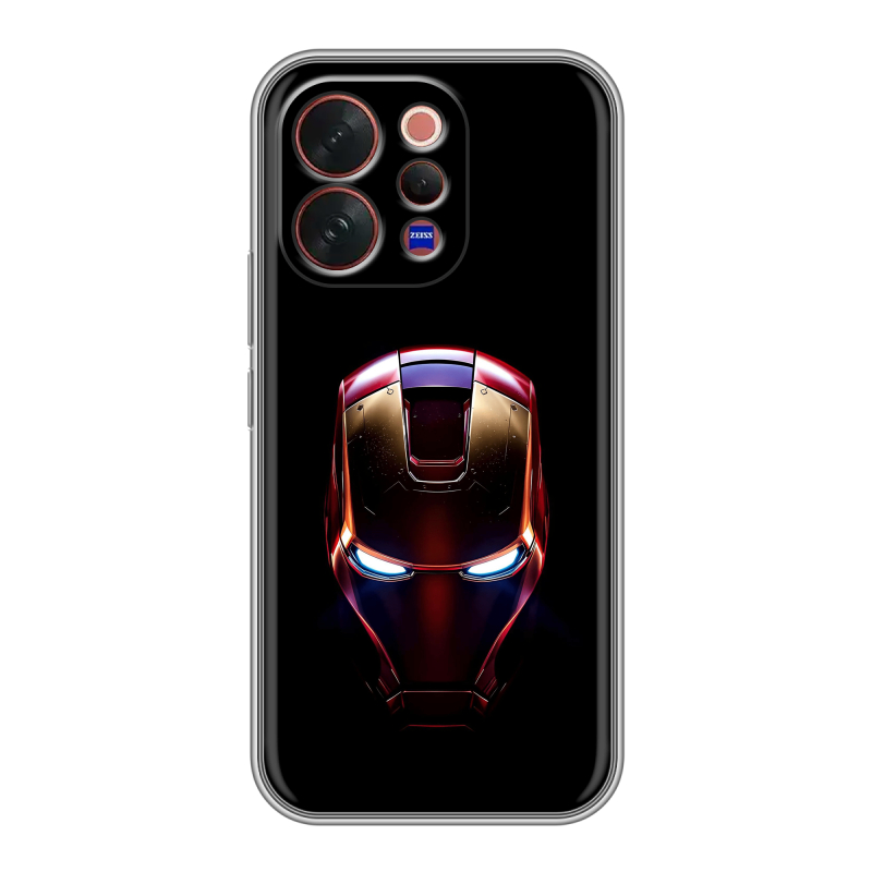 Силиконовый чехол на Vivo V70 с принтом IronMan Железный человек Силиконовый чехол на Vivo V70 с принтом IronMan Железный человек
