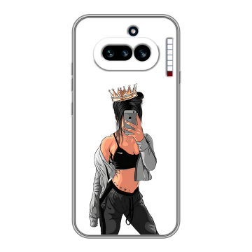 Силиконовый чехол на Nothing Phone (4a) с принтом Женские принты Силиконовый чехол на Nothing Phone (4a) с принтом Женские принты