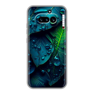 Силиконовый чехол на Nothing Phone (4a) с принтом Листья Силиконовый чехол на Nothing Phone (4a) с принтом Листья