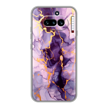 Силиконовый чехол на Nothing Phone (4a) с принтом Мрамор
