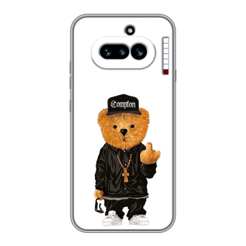 Силиконовый чехол на Nothing Phone (4a) с принтом Мишка Силиконовый чехол на Nothing Phone (4a) с принтом Мишка