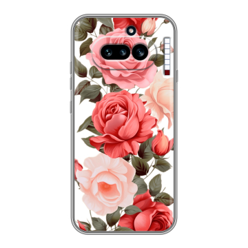 Силиконовый чехол на Nothing Phone (4a) с принтом Розы Силиконовый чехол на Nothing Phone (4a) с принтом Розы