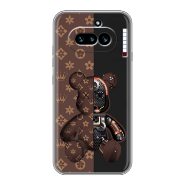 Силиконовый чехол на Nothing Phone (4a) с принтом Луи робот