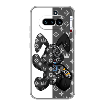 Силиконовый чехол на Nothing Phone (4a) с принтом Луи робот