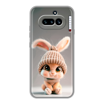 Силиконовый чехол на Nothing Phone (4a) с принтом Кролик Силиконовый чехол на Nothing Phone (4a) с принтом Кролик