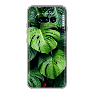 Силиконовый чехол на Nothing Phone (4a) с принтом Листья Силиконовый чехол на Nothing Phone (4a) с принтом Листья