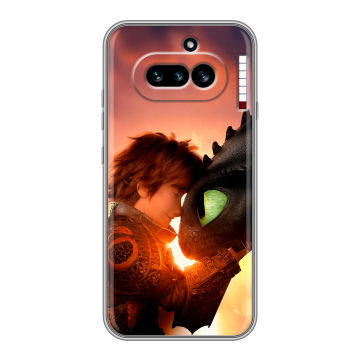 Силиконовый чехол на Nothing Phone (4a) с принтом Как приручить дракона Силиконовый чехол на Nothing Phone (4a) с принтом Как приручить дракона