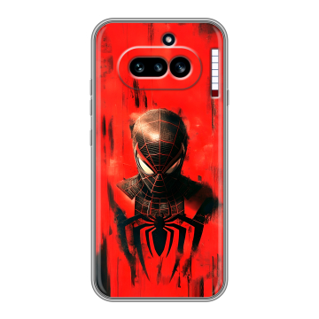 Силиконовый чехол на Nothing Phone (4a) с принтом человек паук spiderman
