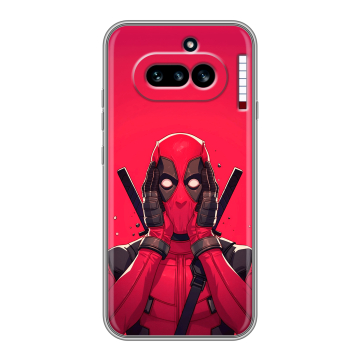 Силиконовый чехол на Nothing Phone (4a) с принтом Дедпул Deadpool Силиконовый чехол на Nothing Phone (4a) с принтом Дедпул Deadpool