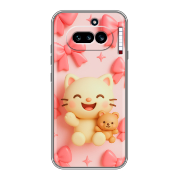 Силиконовый чехол на Nothing Phone (4a) с принтом для девочек Силиконовый чехол на Nothing Phone (4a) с принтом для девочек