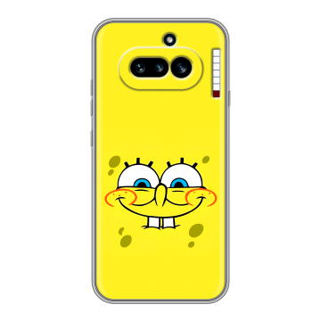 Силиконовый чехол на Nothing Phone (4a) с принтом спанчбоб спанч боб Силиконовый чехол на Nothing Phone (4a) с принтом спанчбоб спанч боб