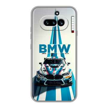 Силиконовый чехол на Nothing Phone (4a) с принтом БМВ BMW
