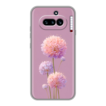 Силиконовый чехол на Nothing Phone (4a) с принтом Цветы Силиконовый чехол на Nothing Phone (4a) с принтом Цветы