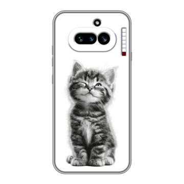 Силиконовый чехол на Nothing Phone (4a) с принтом Котенок Силиконовый чехол на Nothing Phone (4a) с принтом Котенок