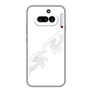 Силиконовый чехол на Nothing Phone (4a) с принтом Сотворение мира Силиконовый чехол на Nothing Phone (4a) с принтом Сотворение мира