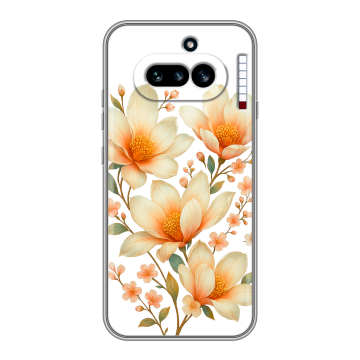 Силиконовый чехол на Nothing Phone (4a) с принтом Цветы Силиконовый чехол на Nothing Phone (4a) с принтом Цветы