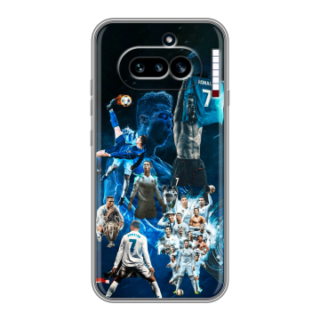 Силиконовый чехол на Nothing Phone (4a) с принтом Реал Роналдо Силиконовый чехол на Nothing Phone (4a) с принтом Реал Роналдо