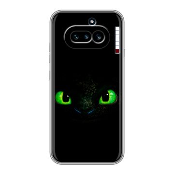 Силиконовый чехол на Nothing Phone (4a) с принтом Как приручить дракона