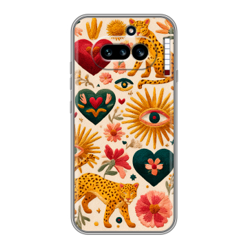 Силиконовый чехол на Nothing Phone (4a) с принтом Модный принт Силиконовый чехол на Nothing Phone (4a) с принтом Модный принт
