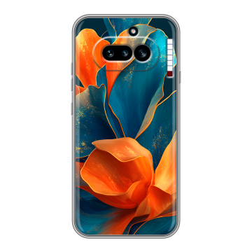 Силиконовый чехол на Nothing Phone (4a) с принтом Цветы Силиконовый чехол на Nothing Phone (4a) с принтом Цветы