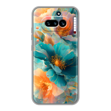 Силиконовый чехол на Nothing Phone (4a) с принтом Цветы Силиконовый чехол на Nothing Phone (4a) с принтом Цветы