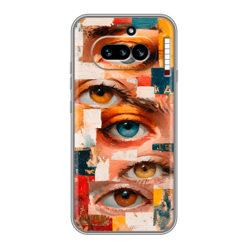 Силиконовый чехол на Nothing Phone (4a) с принтом Модный принт Силиконовый чехол на Nothing Phone (4a) с принтом Модный принт