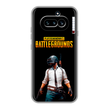 Силиконовый чехол на Nothing Phone (4a) с принтом PUGB ПАГБ