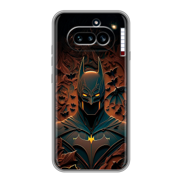 Силиконовый чехол на Nothing Phone (4a) с принтом Batman Бэтмен Силиконовый чехол на Nothing Phone (4a) с принтом Batman Бэтмен