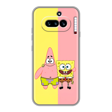 Силиконовый чехол на Nothing Phone (4a) с принтом Спанч боб Спанчбоб