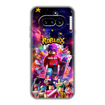 Силиконовый чехол на Nothing Phone (4a) с принтом Roblox Роблокс Силиконовый чехол на Nothing Phone (4a) с принтом Roblox Роблокс